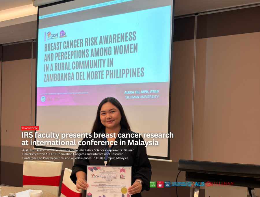 IRS faculty presents breast cancer research at international conference in Malaysia IRS faculty presents breast cancer research at international conference in Malaysia
