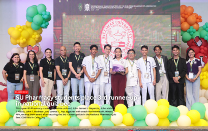 SU Pharmacy students place 3rd runner-up in national quiz bee