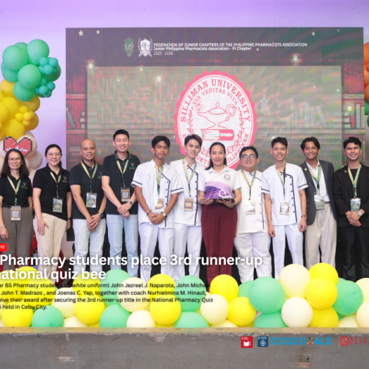 SU Pharmacy students place 3rd runner-up in national quiz bee