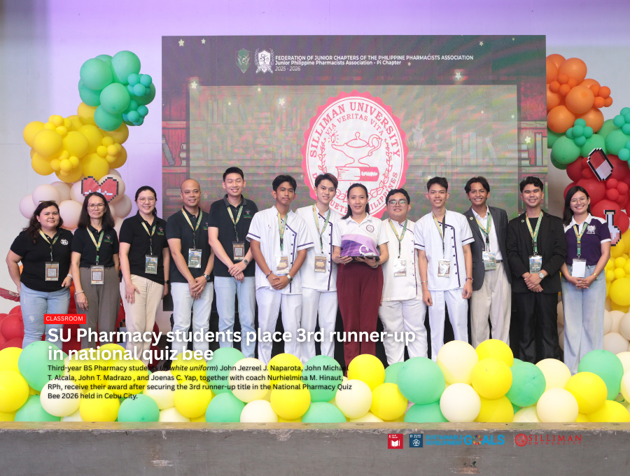 SU Pharmacy students place 3rd runner-up in national quiz bee SU Pharmacy students place 3rd runner-up in national quiz bee