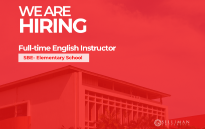 School of Basic Education – Elementary School is hiring a full-time English instructor