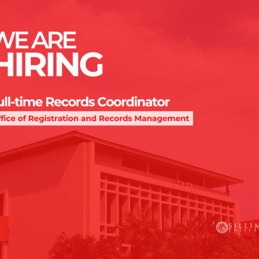Office of Registration and Records Management is hiring a full-time Records Coordinator