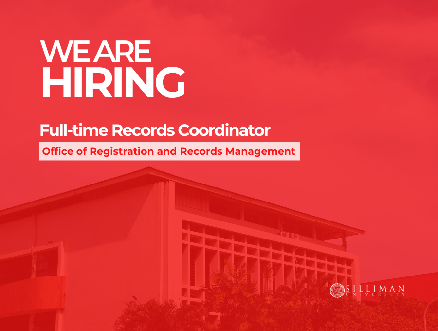 Office of Registration and Records Management is hiring a full-time Records Coordinator Office of Registration and Records Management is hiring a full-time Records Coordinator