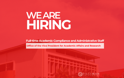 Office of the Vice President for Academic Affairs and Research is hiring a full-time Academic Compliance and Administrative Support Staff