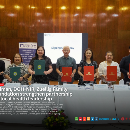Silliman, DOH-NIR, Zuellig Family Foundation strengthen partnership for local health leadership