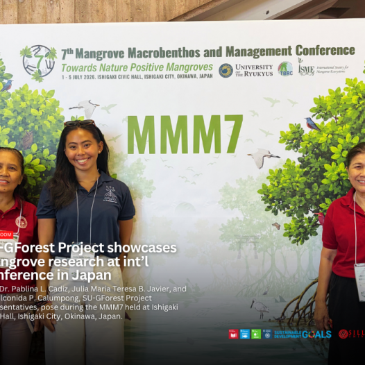 SU-GForest Project showcases mangrove research at international conference in Japan