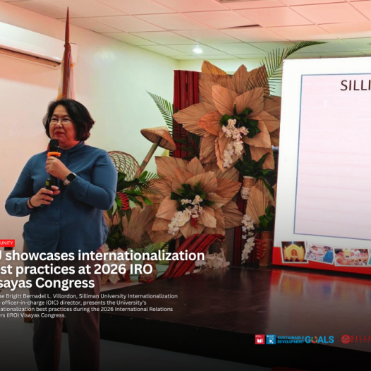 SU showcases internationalization best practices at 2026 IRO Visayas Congress