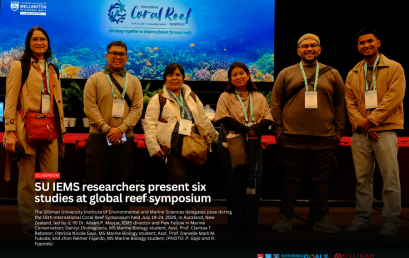 SU IEMS researchers present six studies at global reef symposium