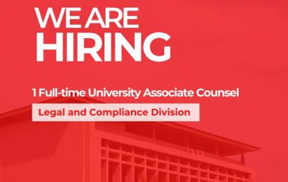 The Silliman University Legal and Compliance Division is hiring a full-time University Associate Counsel