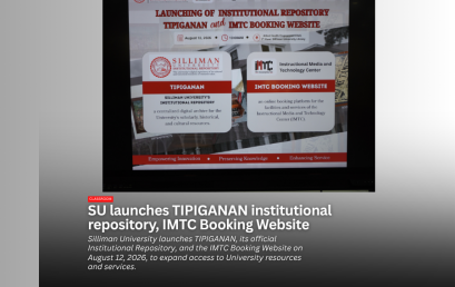 SU launches TIPIGANAN institutional repository, IMTC Booking Website
