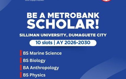 Metrobank Foundation Scholarship Program Now Open for Silliman University Applicants