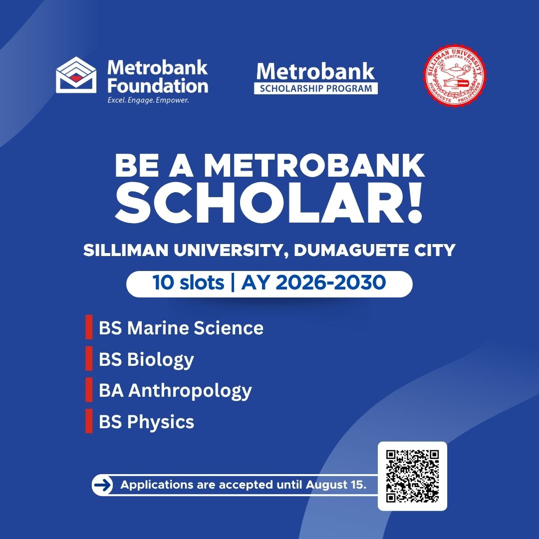 Metrobank Foundation Scholarship Program Now Open for Silliman University Applicants