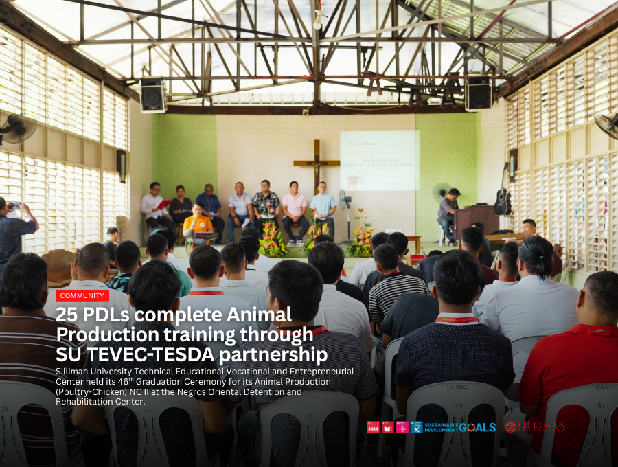 25 PDLs complete Animal Production training through SU TEVEC-TESDA partnership 25 PDLs complete Animal Production training through SU TEVEC-TESDA partnership