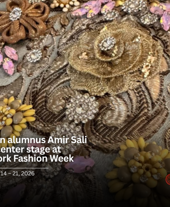 Silliman alumnus Amir Sali takes center stage at New York Fashion Week
