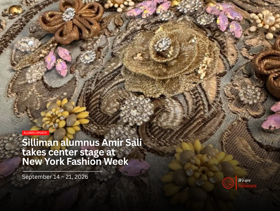 Silliman alumnus Amir Sali takes center stage at New York Fashion Week Silliman alumnus Amir Sali takes center stage at New York Fashion Week