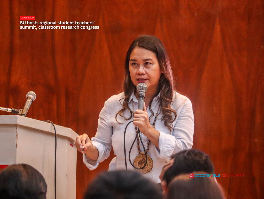 Asst. Prof. Ivory V. Asunto engages participants in a seminar-workshop on effective classroom instruction.