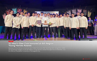 SU Men’s Glee Club honored at 6th Negros Young Heroes Awards