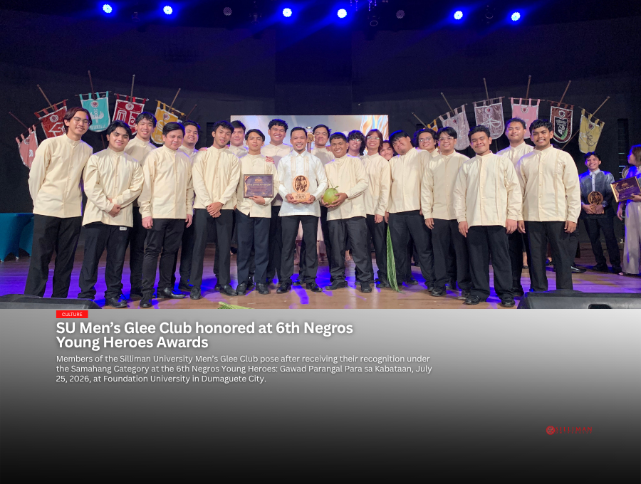 SU Men’s Glee Club honored at 6th Negros Young Heroes Awards SU Men’s Glee Club honored at 6th Negros Young Heroes Awards
