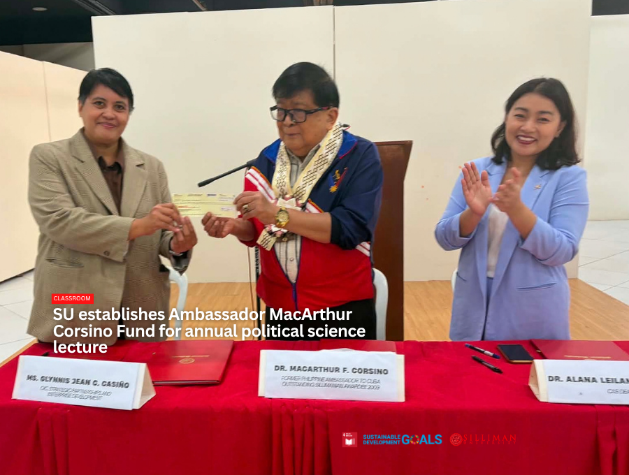 SU establishes Ambassador MacArthur Corsino Fund for annual political science lecture SU establishes Ambassador MacArthur Corsino Fund for annual political science lecture
