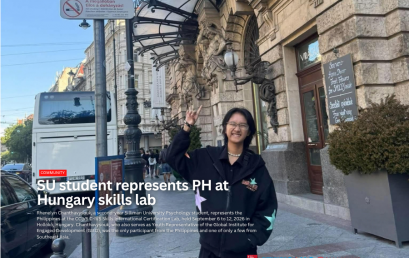 SU student represents PH at Hungary skills lab