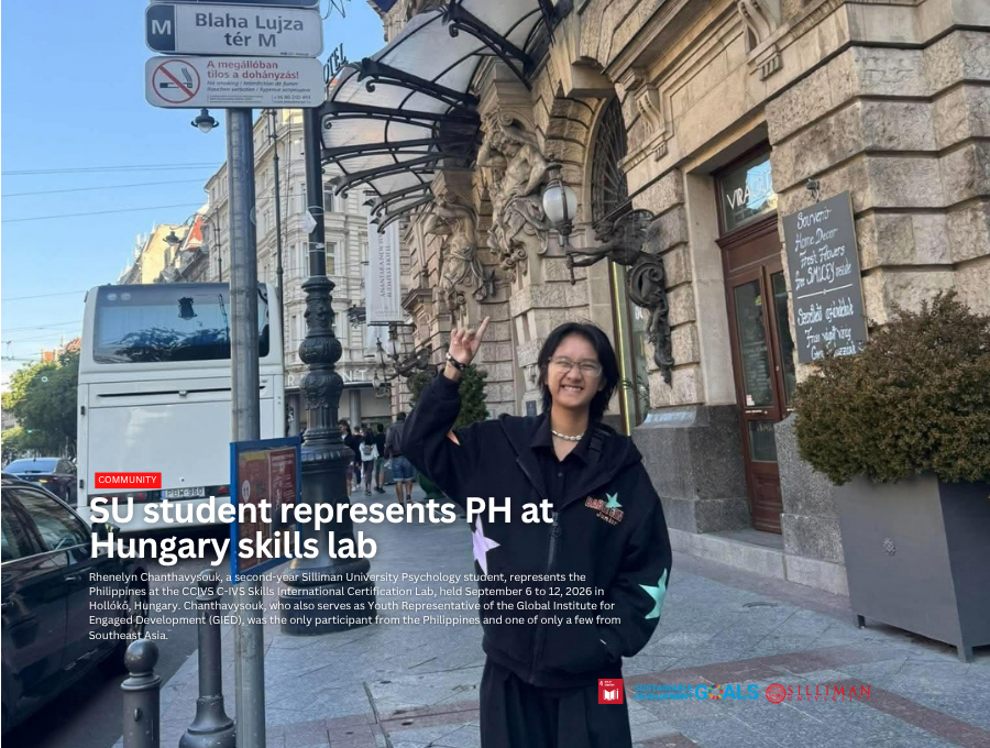 SU student represents PH at Hungary skills lab