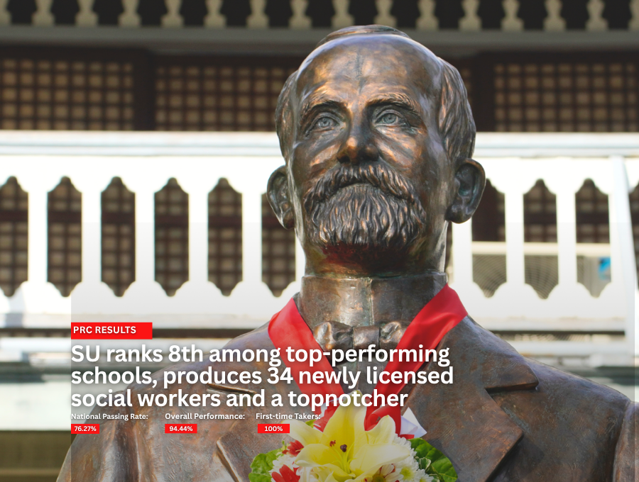 SU ranks 8th among top-performing schools, produces 34 newly licensed social workers and a topnotcher