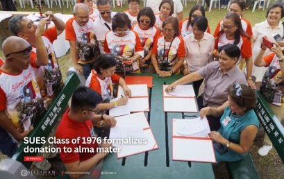 SUES Class of 1976 formalizes donation to alma mater