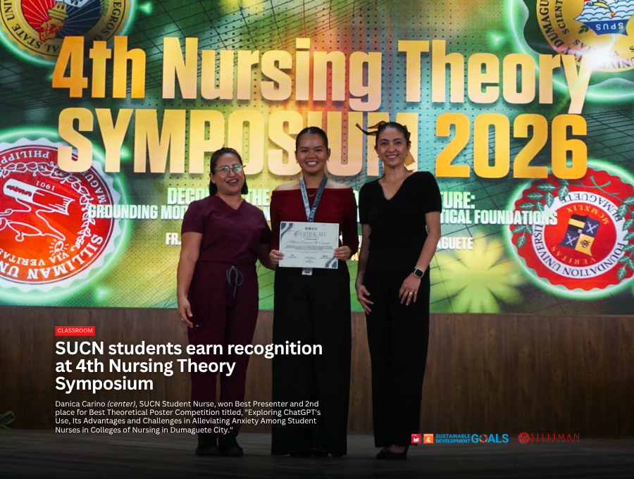 SUCN students earn recognition at 4th Nursing Theory Symposium SUCN students earn recognition at 4th Nursing Theory Symposium