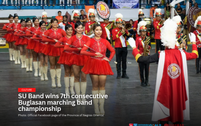 SU Band wins 7th consecutive Buglasan marching band championship