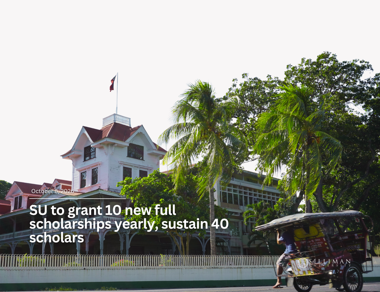 SU to grant 10 new full scholarships yearly, sustain 40 scholars