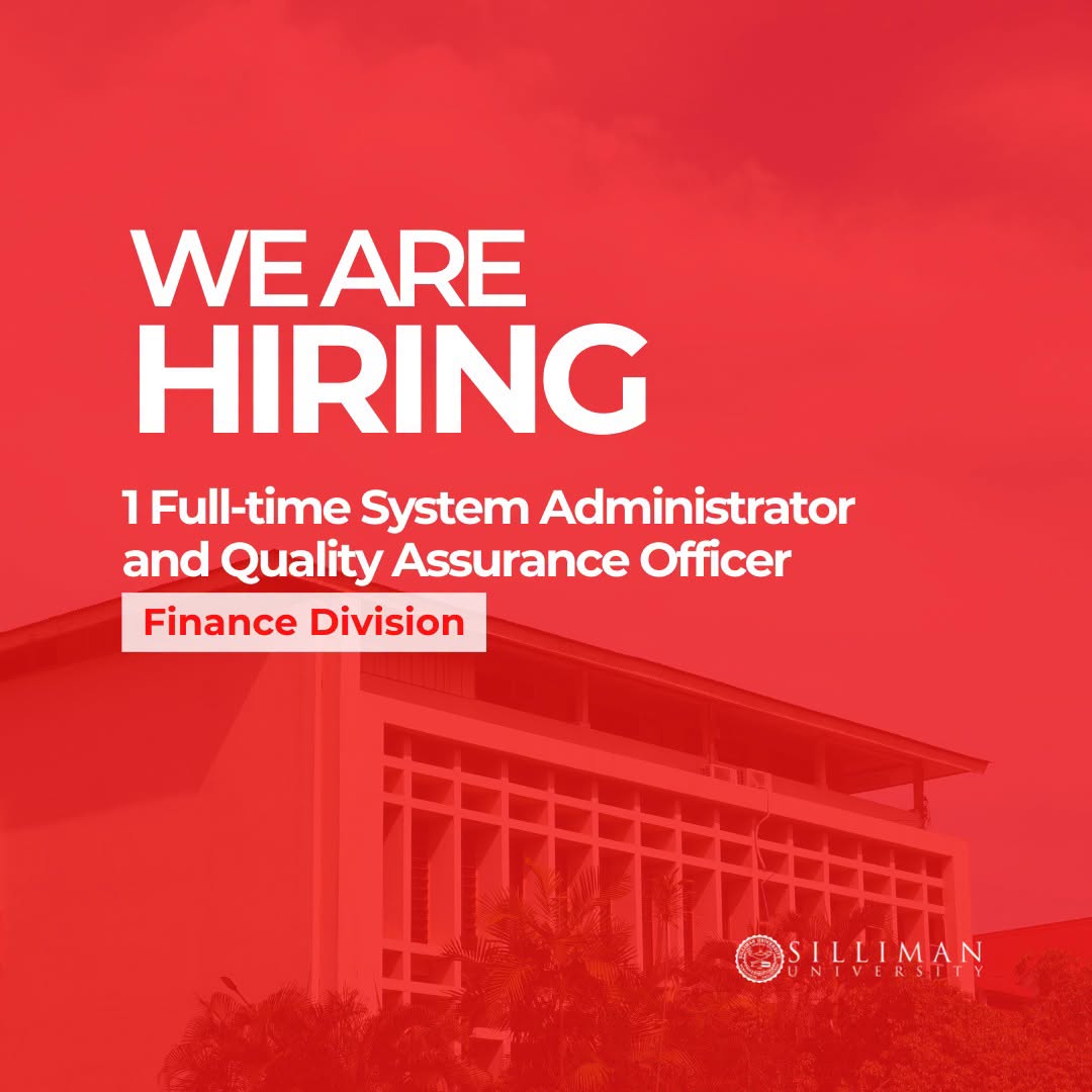 1 full-time System Administrator and Quality Assurance Officer at the Finance Division