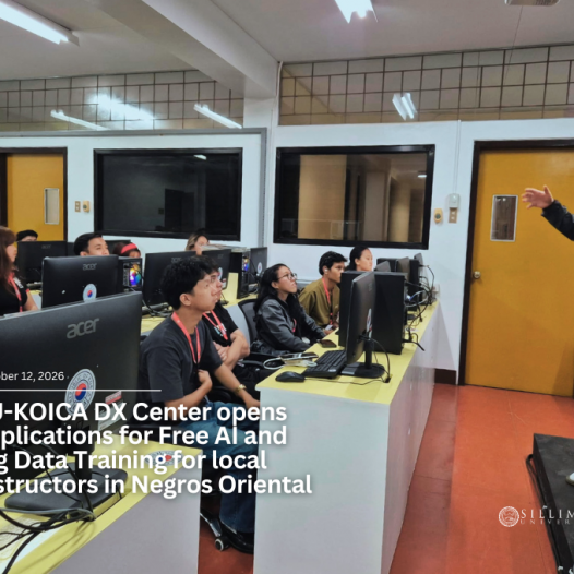 SU-KOICA DX Center opens applications for Free AI and Big Data Training for local instructors in Negros Oriental
