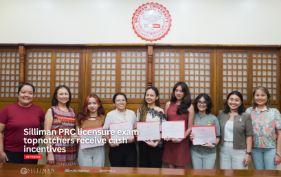 Silliman PRC licensure exam topnotchers receive cash incentives
